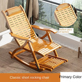 Folding Rocking Chair Lazy Lunch Break Balcony Lazy Leisure Nap Easy Chair For Home Use Sillon Plegable Katlanabilir Aimak Store