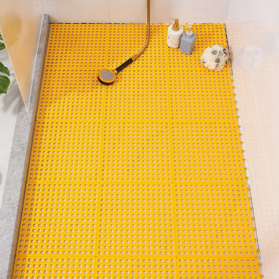 TPE Anti-slip Splice Toilet Ground Mat Bathroom Carpet Pet Cage Floor Mat Rabbit Foot Mat Aimak Store