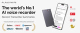 PLAUD NOTE AI Voice Recorder, AI Notetaking Device for Meetings, Lectures, Calls, AI Transcription & Summarization Aimak Store