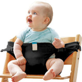 Folding Baby High Seat Strap Portable Kids Baby Chair Travel Washable Infant Feeding Dinning Cover Seat With Safety Belt Aimak Store
