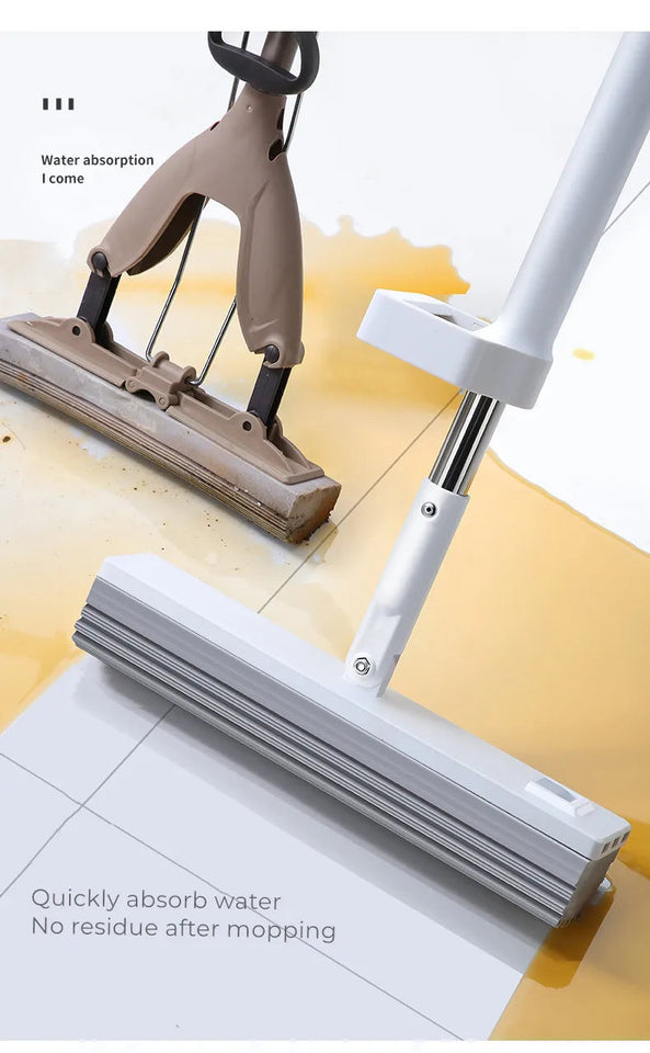 Hot Enlarged Floor Mop Hand Washing Free Lazy Mop Self-Wring Squeeze Household Automatic Dehydration Magic Flat Mops Cleaning Aimak Store