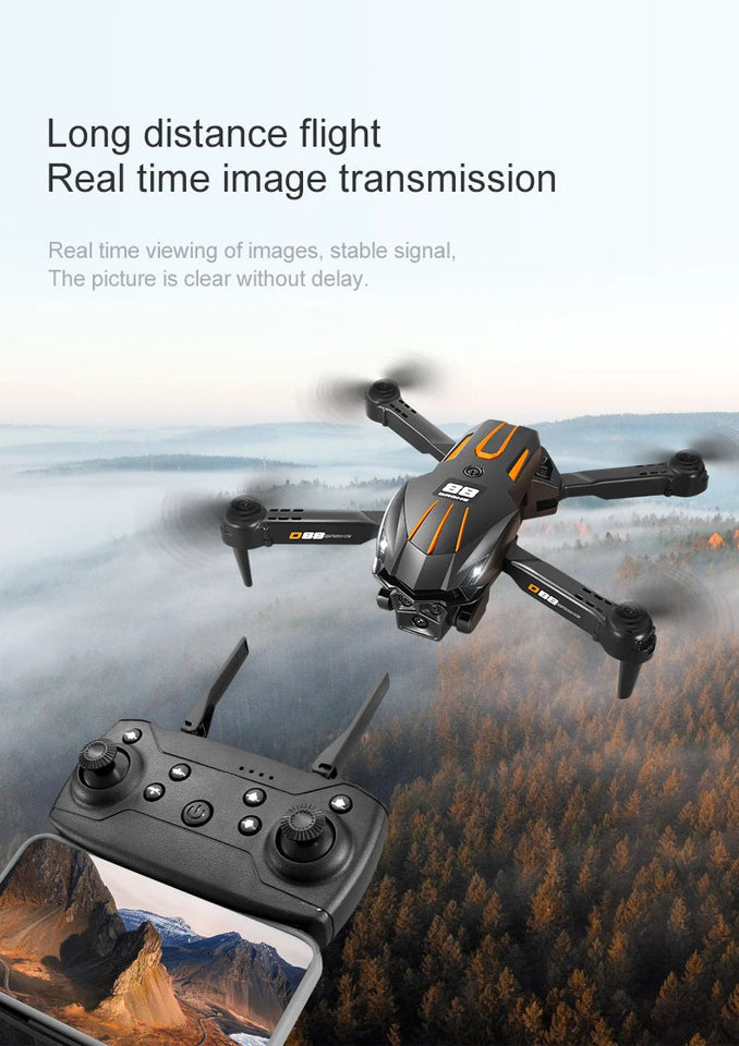 D88 Drone 8K HD Dual Camera GPS Location Professional Aerial Photography Optical Flow Hovering Foldable Drone ﻿RC10000M 2025New Aimak Store