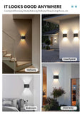 LED Wall Lamp Waterproof IP66 Indoor Outdoor Lamp  Garden Lights for Living Room Hallway Bedroom Decor Aimak Store