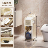 Bathroom crevice wardrobe storage cabinet, bathroom shelf, bathroom toilet storage cabinet, toilet side storage cabinet Aimak Store