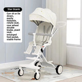 Ultra-light Foldable Baby Stroller Child High Viewpoint Sit-Lie Baby Pushchair Infant Pram Toddler Walker Kids Wheelbarrow Aimak Store