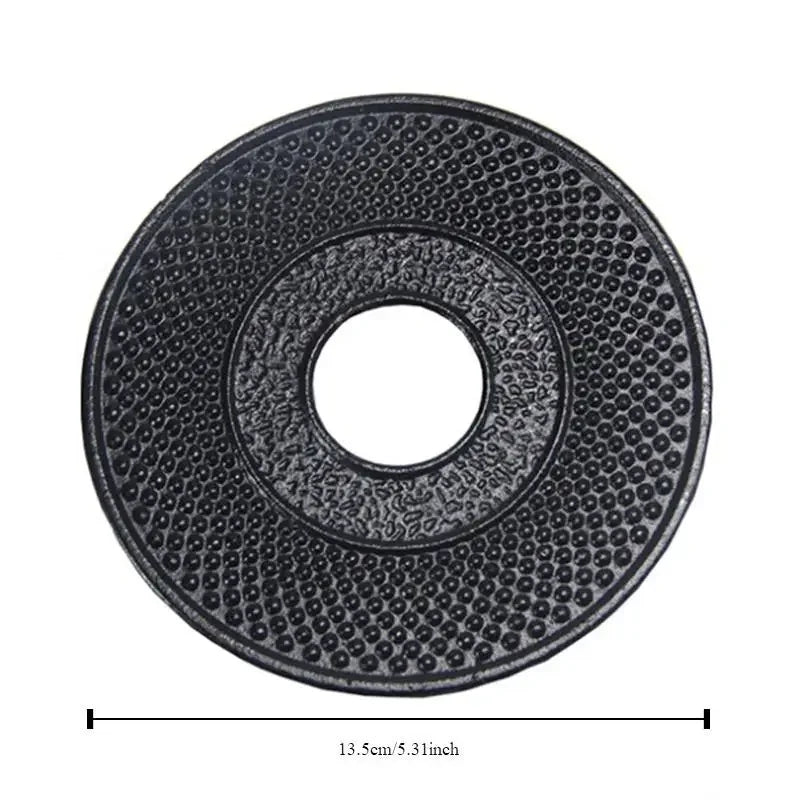 Cast Iron Teapot Mat Teapot Holder Japanese Iron Teapot Mat Wear-resistant and Anti Slip Mat Matching Tea Set Accessories Aimak Store