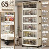 Large Capacity Multifunction Folding Storage Cabinet Dustproof Wardrobe Closet Organizer Easy-to-Install Storage Boxes Aimak Store