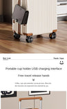 18-28Inch Wide Trolley Suitcase Mute Brake Wheels USB Port Password Boarding Box Multifunctional Large Capacity Suitcase Aimak Store