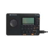 Retekess V115 Radio FM AM SW Portable Radios AM FM Rechargeable Shortwave Radio Battery Powered Full Waves USB Recorder For Gift Aimak Store