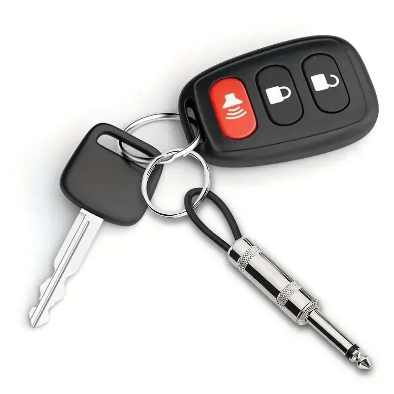 4/8pcs Wall Guitar Plug Keychain Holder Vintage Amplifier Keychain Rack Key Rings Hanger Music Key Shelf Hook Home Accessories Aimak Store