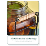 4L Large Drink Dispenser Sealed Drink Lemonade Dispenser Jar With Faucet Cocktail Wine Drinker Parties Juice Can Container Aimak Store