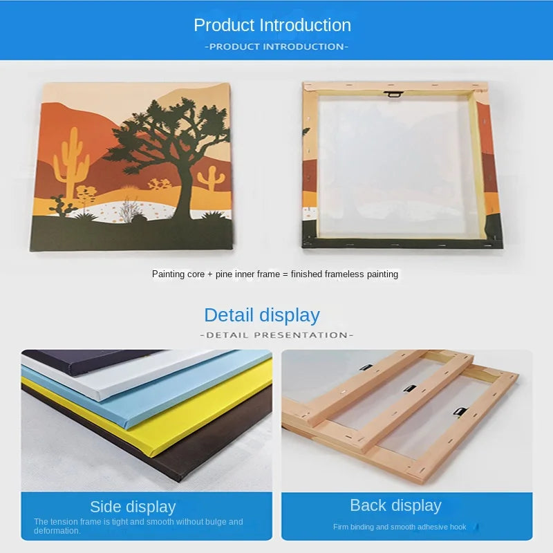 Framed Abstract Beige Bohemian Sun Leaf Poster Nordic Geometric Lines Canvas Painting Living Room Wall Art Home Decoration Mural Aimak Store