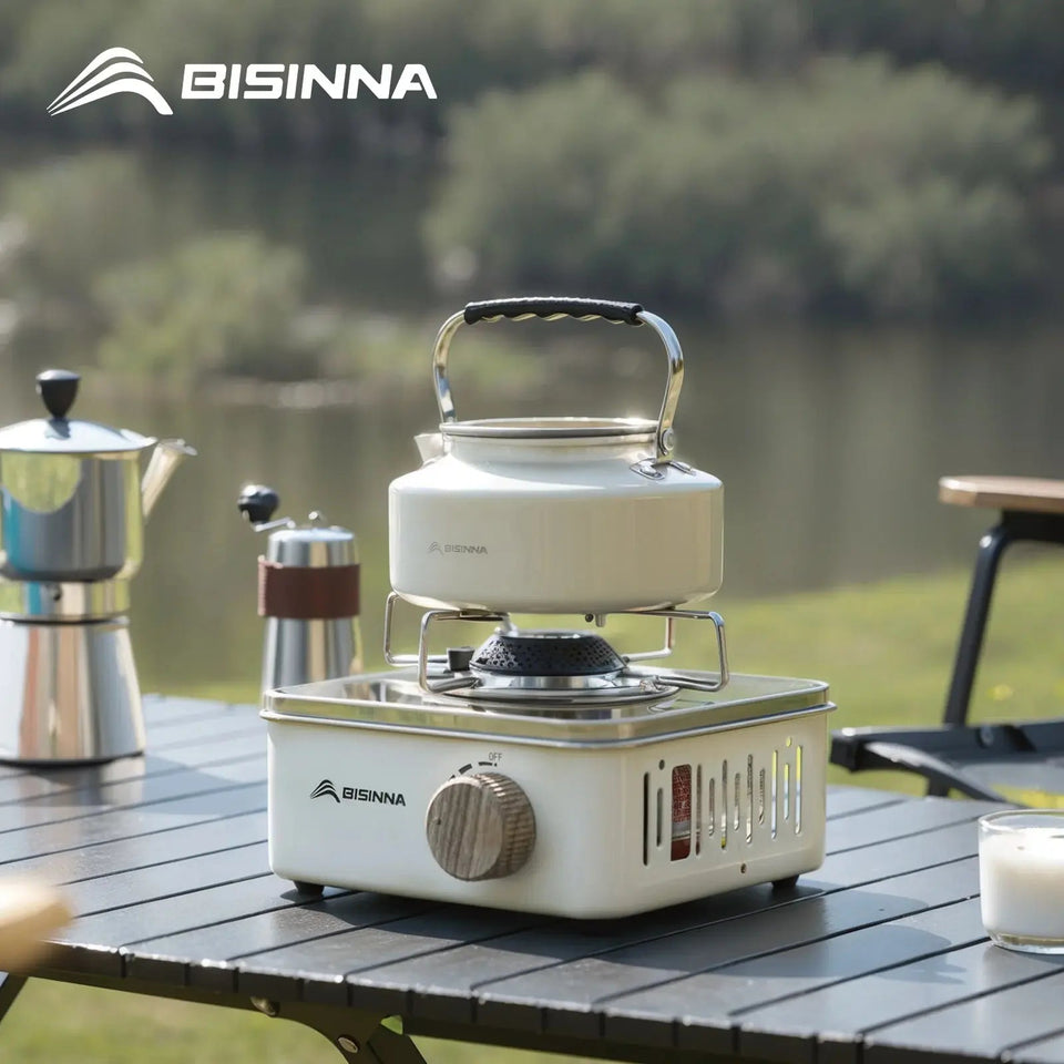 BISINNA Camping Gas Stove 2800W High Firepower Portable Cassette Furnace Outdoor Gas Burner Picnic Camp Aimak Store