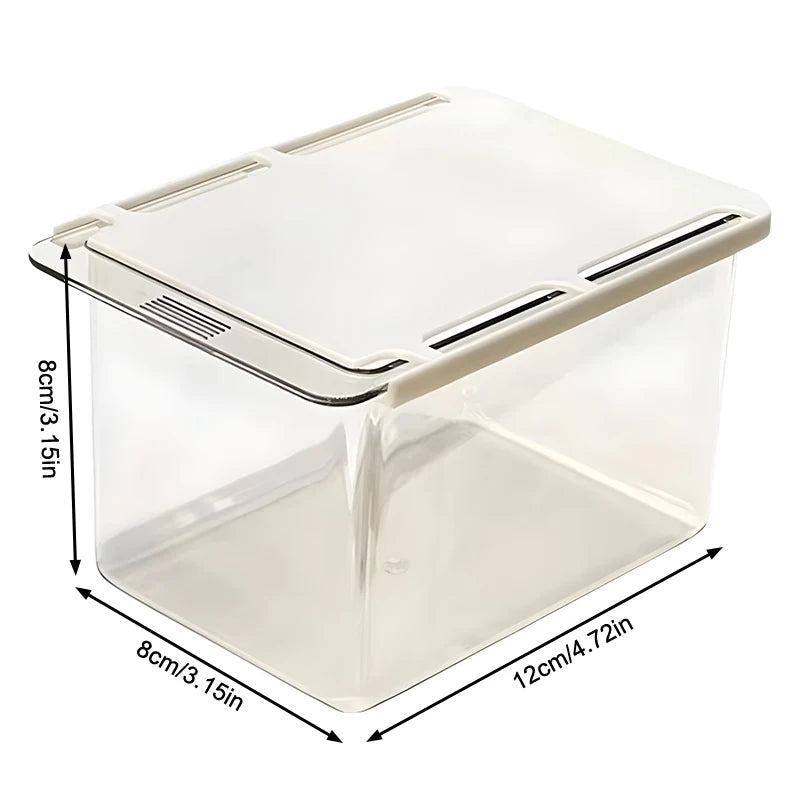 Transparent Bathroom Cotton Stick Makeup Cotton Bathroom Pull-Out Storage Drawer Style Storage Box Under The Mirror Cabinet Aimak Store