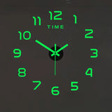 2024 New Metall Moderne 3D DIY Wall Clock Acrylic+EVR+Metal Mirror Home Decoration Super Big 130cm X130 Cm Factory Freeshipping Aimak Store