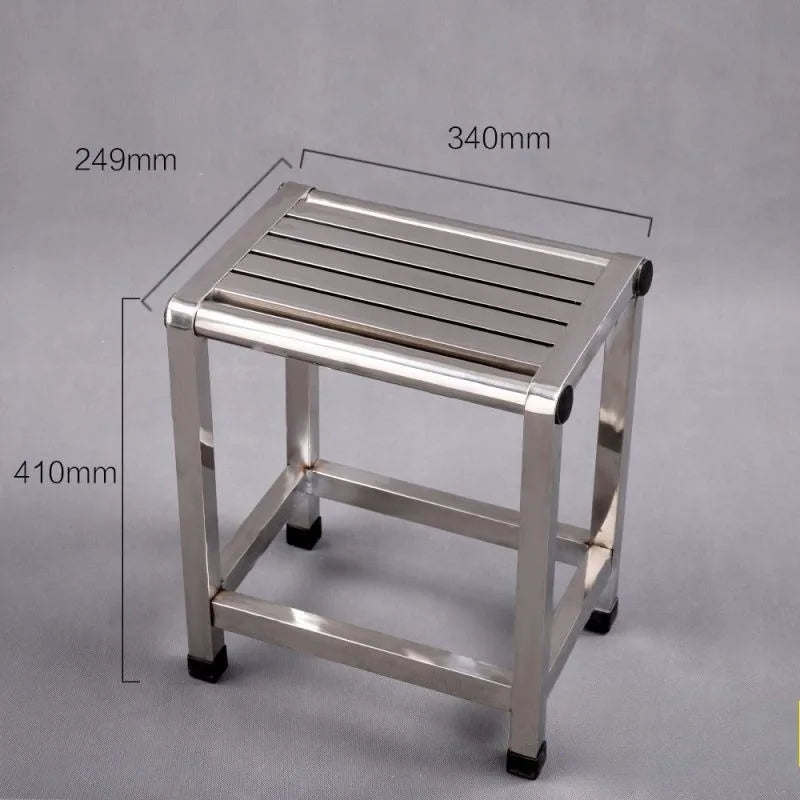 Multi-size Stainless Steel Stool Bathroom Thickened Foot Stool Home Factory Console Use Multifunctional Furniture Mueble Aimak Store