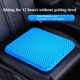 Gel Seat Cushion Summer Breathable Honeycomb Design For Pressure Relief Back Tailbone Pain Aimak Store