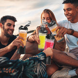 New Portable Blender 600ML Electric Juicer Fruit Mixers 4000mAh USB Rechargeable Mini Smoothie Blender Orange Juicer Machine Aimak Store