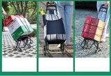 Light Grocery Shopping Trolley Household Climbing Stairs Folding Trailer Outdoor Travel Hand Pull Shopping Cart Aimak Store