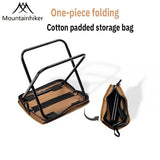 Mountainhiker camping portable folding stool ultra-light aluminum alloy storage chair mini fishing chair picnic light furniture Aimak Store