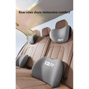 For Volvo R DESIGN  Car Memory Foam Neck Pillow Lumbar Cushion To Relieve Cervical Fatigue Car Headrest Cushion Aimak Store