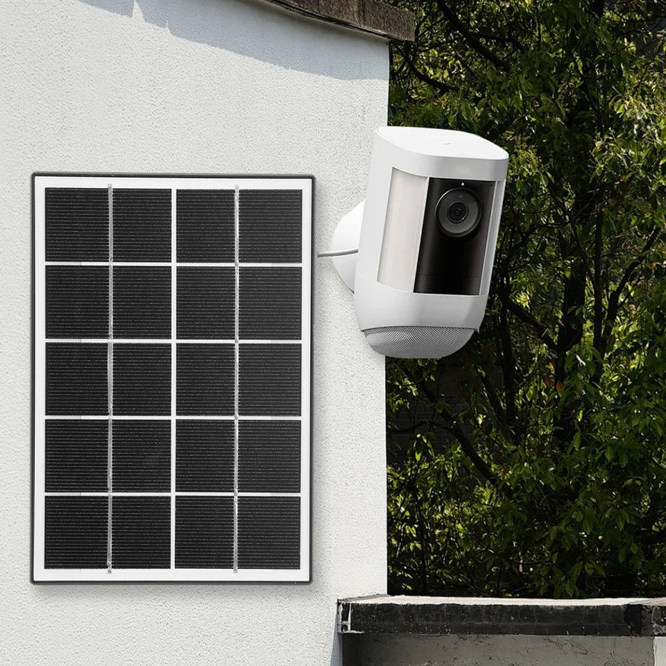 8W 5V Solar Panel Charger Type-c/DC5521 Solar Panel Kit IPX6 Waterproof Outdoor Solar Charger for Security Camera/Home Light Aimak Store