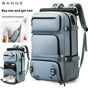Bange 16 inch Laptop Backpack vacuum compression Backpack Business Large Capacity school Backpack expand outdoor backpack Aimak Store