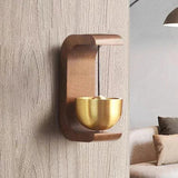 Brass Wind Chimes Wireless Doorbell Solid Wooden Doorbell Magnetic  Wireless Jingle Bell Entrance Door Bell Pendant Home Decor Aimak Store