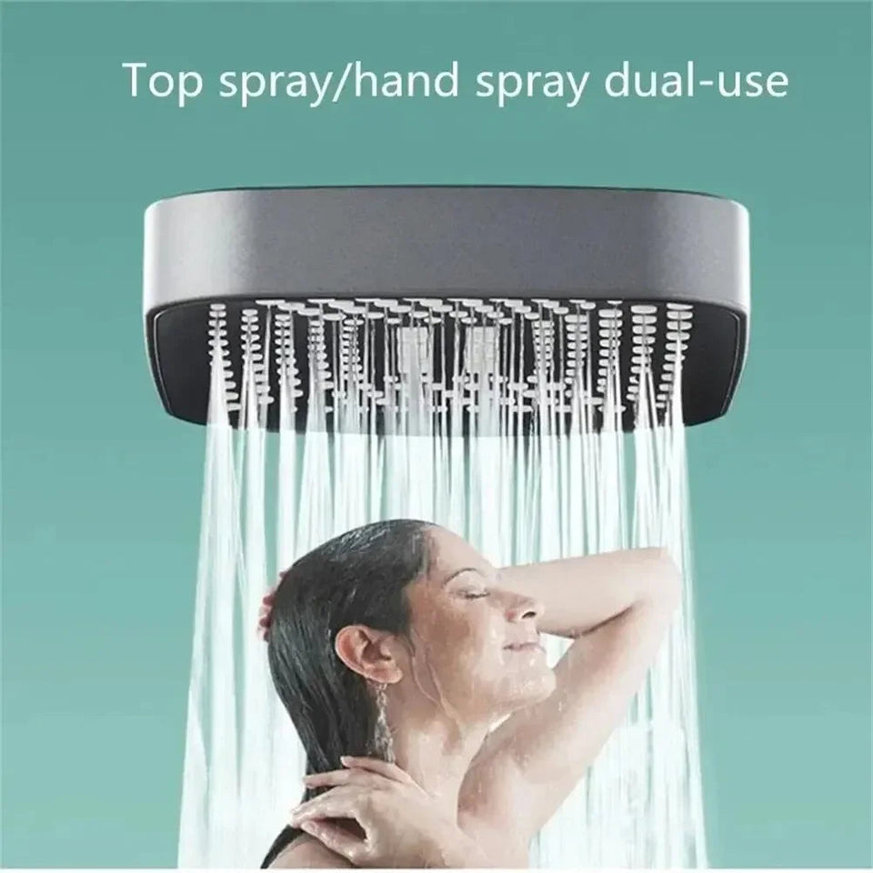 Adjustable Shower Head 3 Mode Rainfall Shower Large Flow Showerhead High Pressure Water Saving Shower Mixer Bathroom Accessories Aimak Store