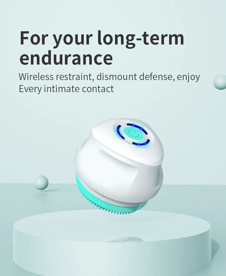 Multifunction Detachable Electric Bath Brush 5in1 Facial Cleansing Skin Grinding Back Rubbing Long Handle Massage Shower Brush Aimak Store