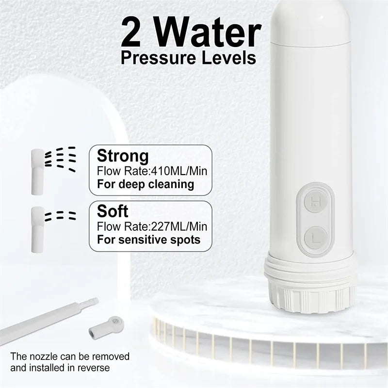 Portable Bidet Sprayer Travel Automatic Bidet Sprayer Shower Handheld Washing Pregnant Long Nozzle Accurate Large Capacity Aimak Store