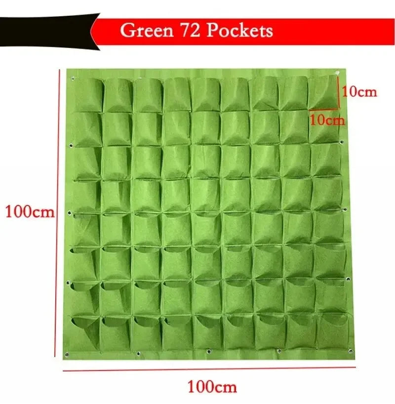 NEW Wall Hanging Pockets Planting Bags Flower Pot Home Garden Grow Bag Garden Planter Vertical Suculentas Plant Pot Home Decor Aimak Store