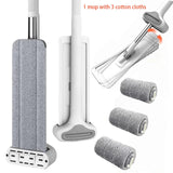 Lamgool Squeeze Mop Magic Flat Hands Free Washing Lazy Mops for House Floor Cleaning Household Cleaning Tools with Replaced Pads Aimak Store