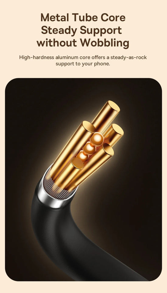 Baseus Flexible Universal Neck Phone Holder Hanging Neck Lazy Necklace Cell Phone Desk Mount Bracket for iPhone 16 15 14 Pro Max Aimak Store