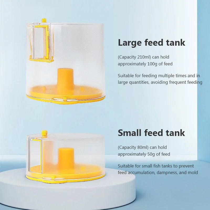 Automatic Fish Tank Feeder Intelligent Timing Automatic Feeder Aquarium Goldfish Feeder Large Capacity Goldfish Aquarium Feeder Aimak Store