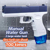 Electric Water Gun Automatic Squirt Toy Powerful Water Blaster Pistols Children Toys LED Light Pistol Summer Swimming Pool Party Aimak Store