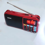 C 803 Portable Bluetooth Speaker FM Radio Receiver USB TF MP3 Player With LED Flashlight Support 2 Rechargeable 18650 Battery Aimak Store