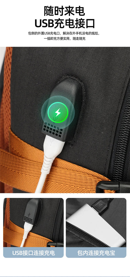 Outdoor backpack for travel, 50L waterproof camping backpack for women and men, backpack with shoe compartment Aimak Store