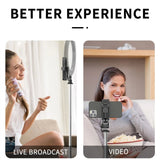 4 in 1 Wireless Bluetooth Selfie Stick 1580mm With Double Fill Light Foldable Tripod Monopod For Gopro Action Cameras Smartphone Aimak Store