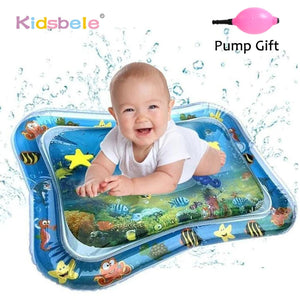 Baby Water Play Mat Tummy Time Toys For Newborns Playmat PVC Toddler Fun Activity Inflatbale Mat Infant Toys Seaworld Carpet Aimak Store