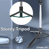 4 in 1 Wireless Bluetooth Selfie Stick 1580mm With Double Fill Light Foldable Tripod Monopod For Gopro Action Cameras Smartphone Aimak Store