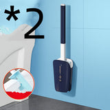Toilet Brush Household No Dead Corner Bathroom With Bucket Wall Mounted Aimak Store