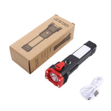 Car Safety Hammer Multifunctional Charging Power Work Light Emergency Fire Self-rescue Breaking Window Self-defense Flashlight Aimak Store