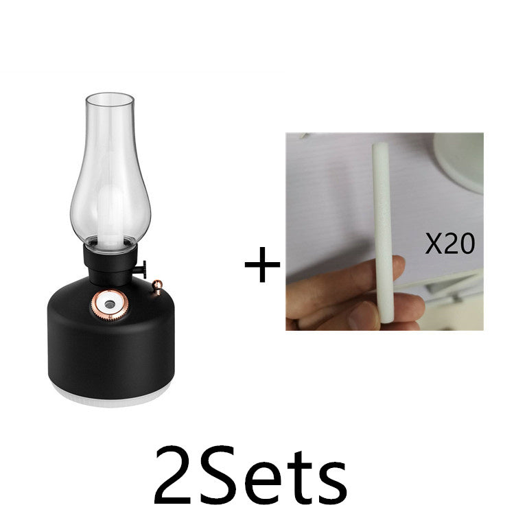 Retro Kerosene Light Humidifier Time Light Humidifier Essential Oil Diffuser Light Adjustable Night Light Humidifiers Aimak Store