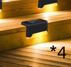 Solar outdoor courtyard lamp staircase wall lamp Aimak Store