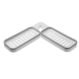 631 Wall Hanging Rotatable Soap Dish Bathroom Corner Dual Purpose Shelf Aimak Store