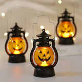 Halloween Oil Lamp Portable Pumpkin Lantern Skull Decoration Aimak Store