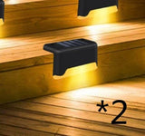 Solar outdoor courtyard lamp staircase wall lamp Aimak Store