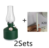 Retro Kerosene Light Humidifier Time Light Humidifier Essential Oil Diffuser Light Adjustable Night Light Humidifiers Aimak Store