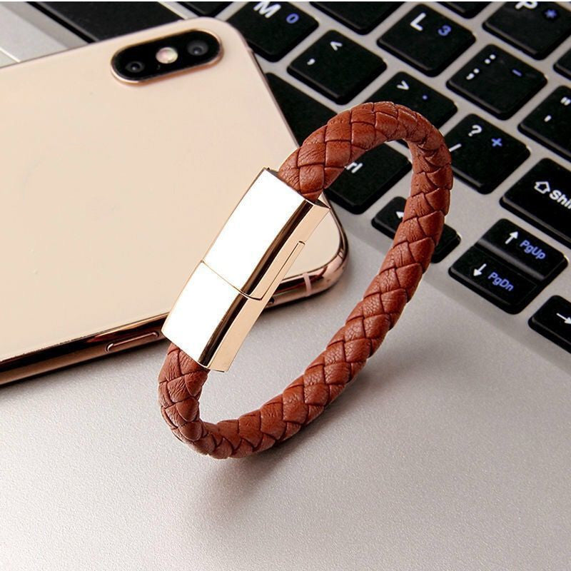 New Bracelet Charger USB Charging Cable Data Charging Cord For IPhone14 13 Max USB C Cable For Phone Micro Cable Aimak Store